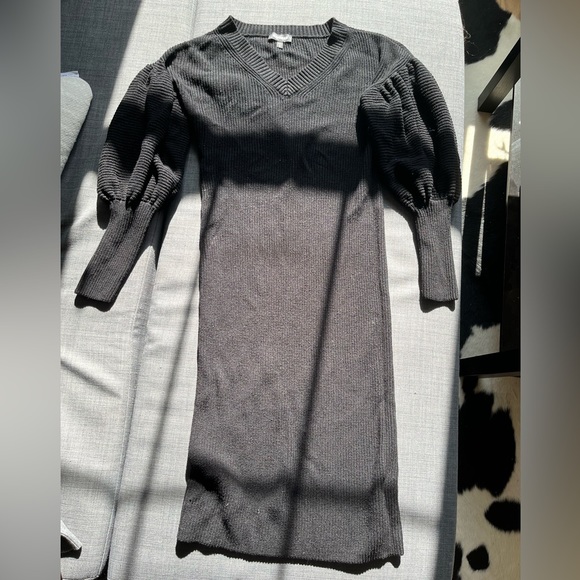Black Express Sweater Midi Dress - Picture 2 of 5